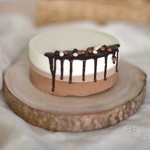 Tarta tres chocolates
